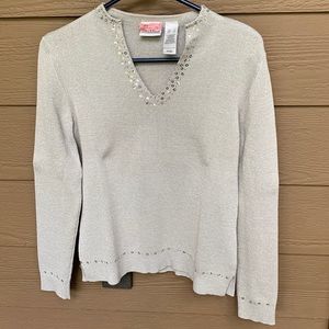 Gorg silver sequined tunic